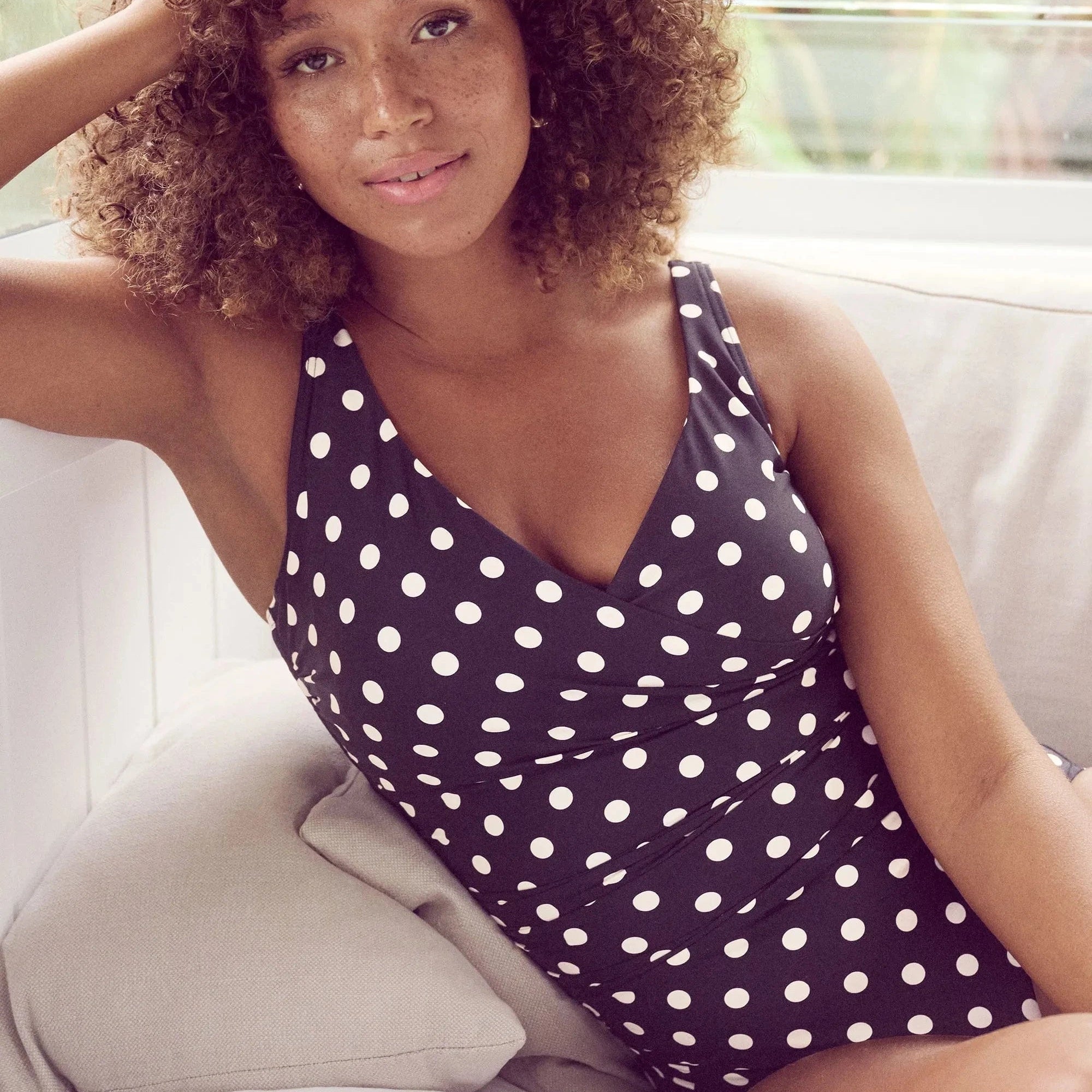 Sunseeker Sunseeker Seoul DD/E Twist Ruched One Piece - Black Sunseeker Seoul DD/E Twist Ruched One Piece - Black Splash Swimwear