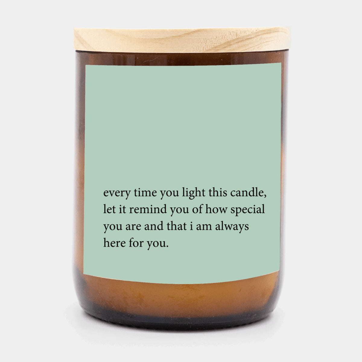 The Commonfolk Heartfelt Quote Candle - Always Here For You TCCH301 Heartfelt Quote Candle - Always Here For You Splash Swimwear Health & Beauty 1000010527