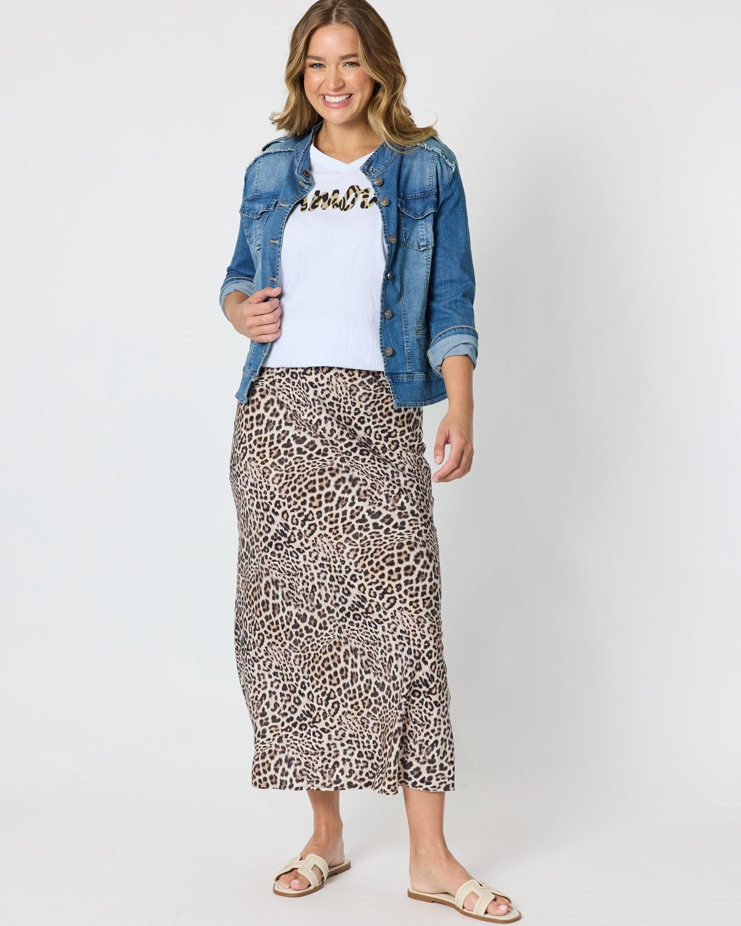 Threadz Threadz Serengeti Print Skirt - Animal Threadz Serengeti Print Skirt - Animal Splash Swimwear Clothing