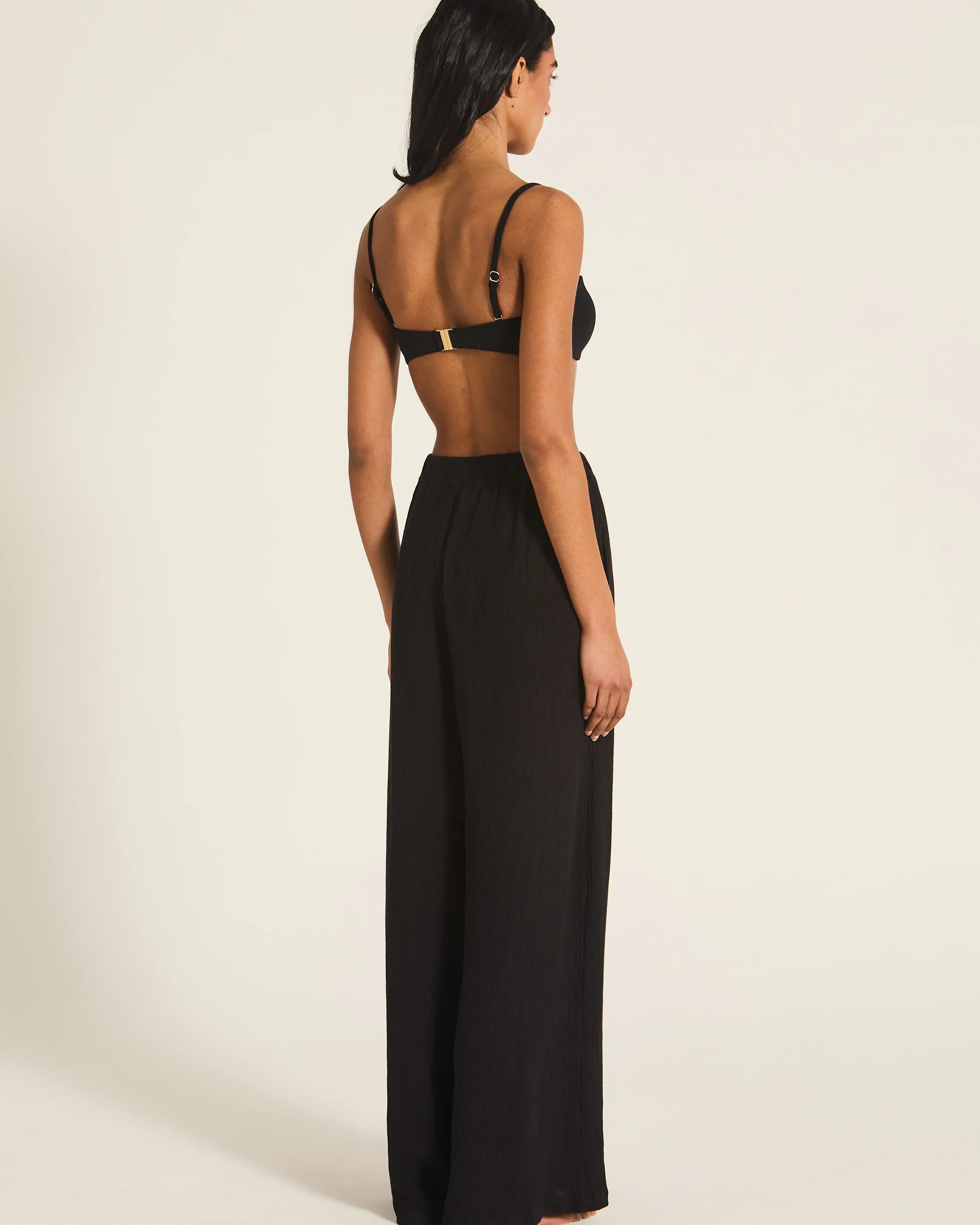 Tigerlily Tigerlily Alanya Pant - Black T761372 Tigerlily Alanya Pant - Black Splash Swimwear Bikini Tops S/M 9360519158625