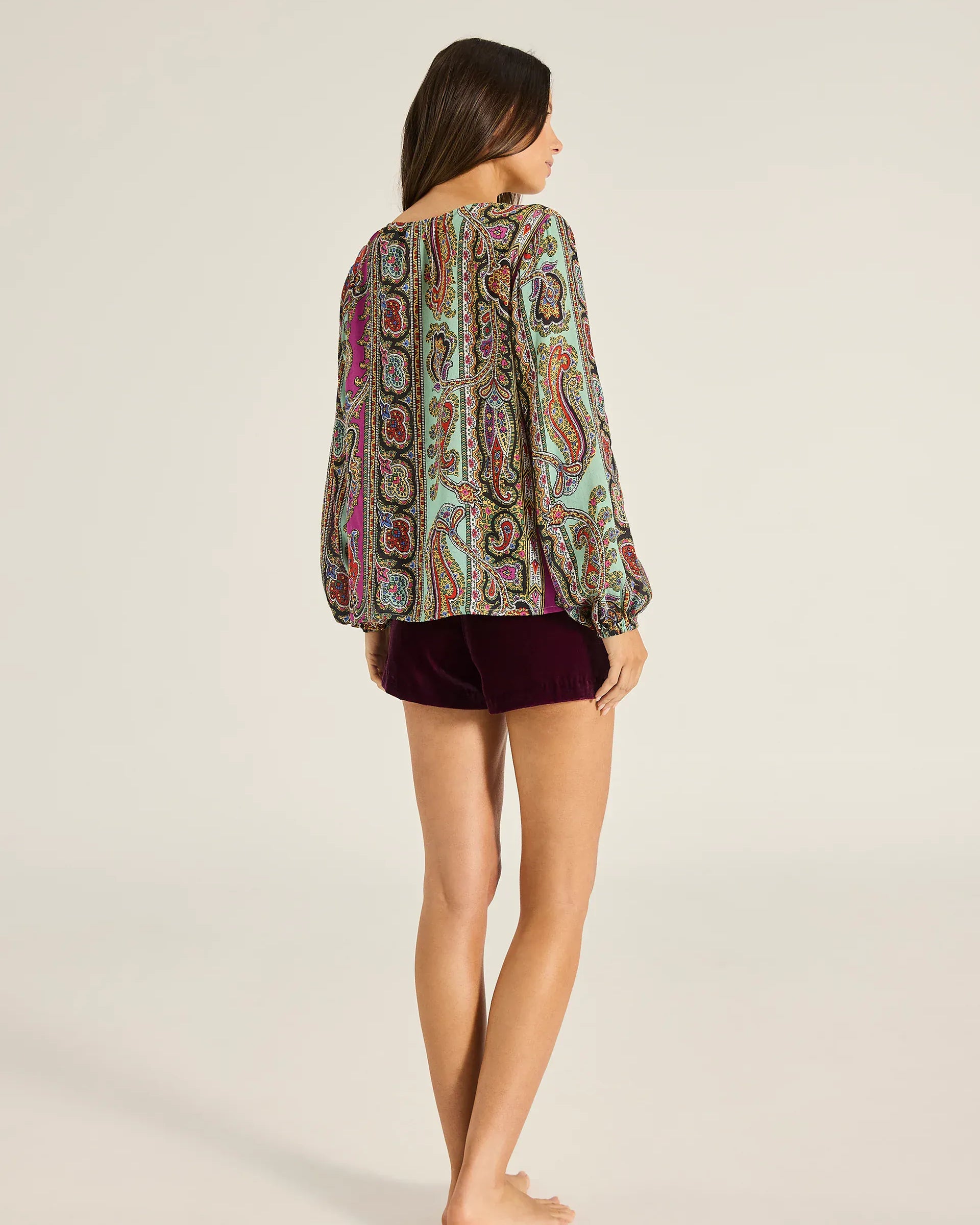 Tigerlily Tigerlily Caya Haveli Shirt - Magenta Tigerlily Caya Haveli Shirt - Magenta Splash Swimwear Shirts