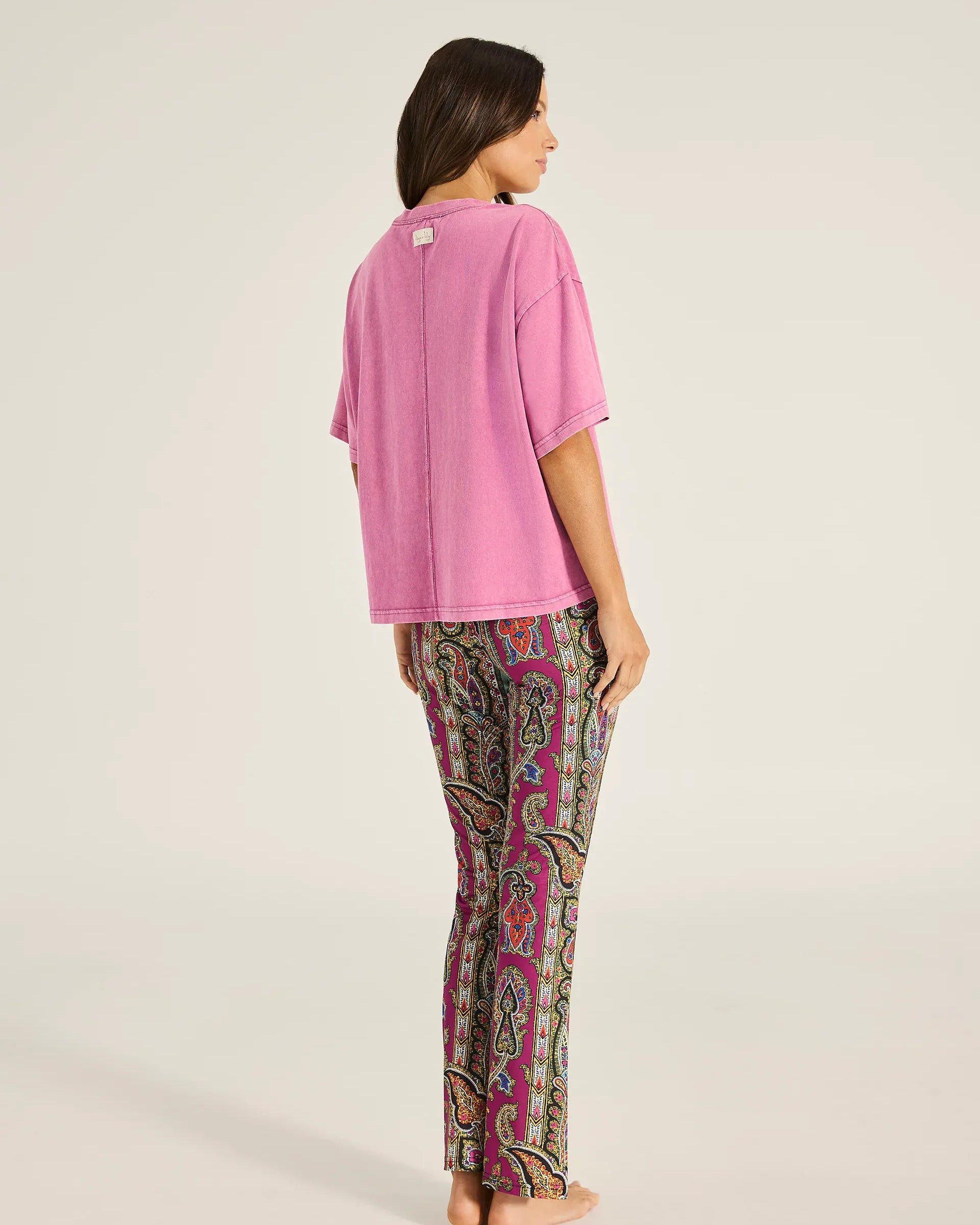 Tigerlily Tigerlily Caya Wild Child Boxy Tee - Magenta Tigerlily Caya Wild Child Boxy Tee - Magenta Splash Swimwear Shirts