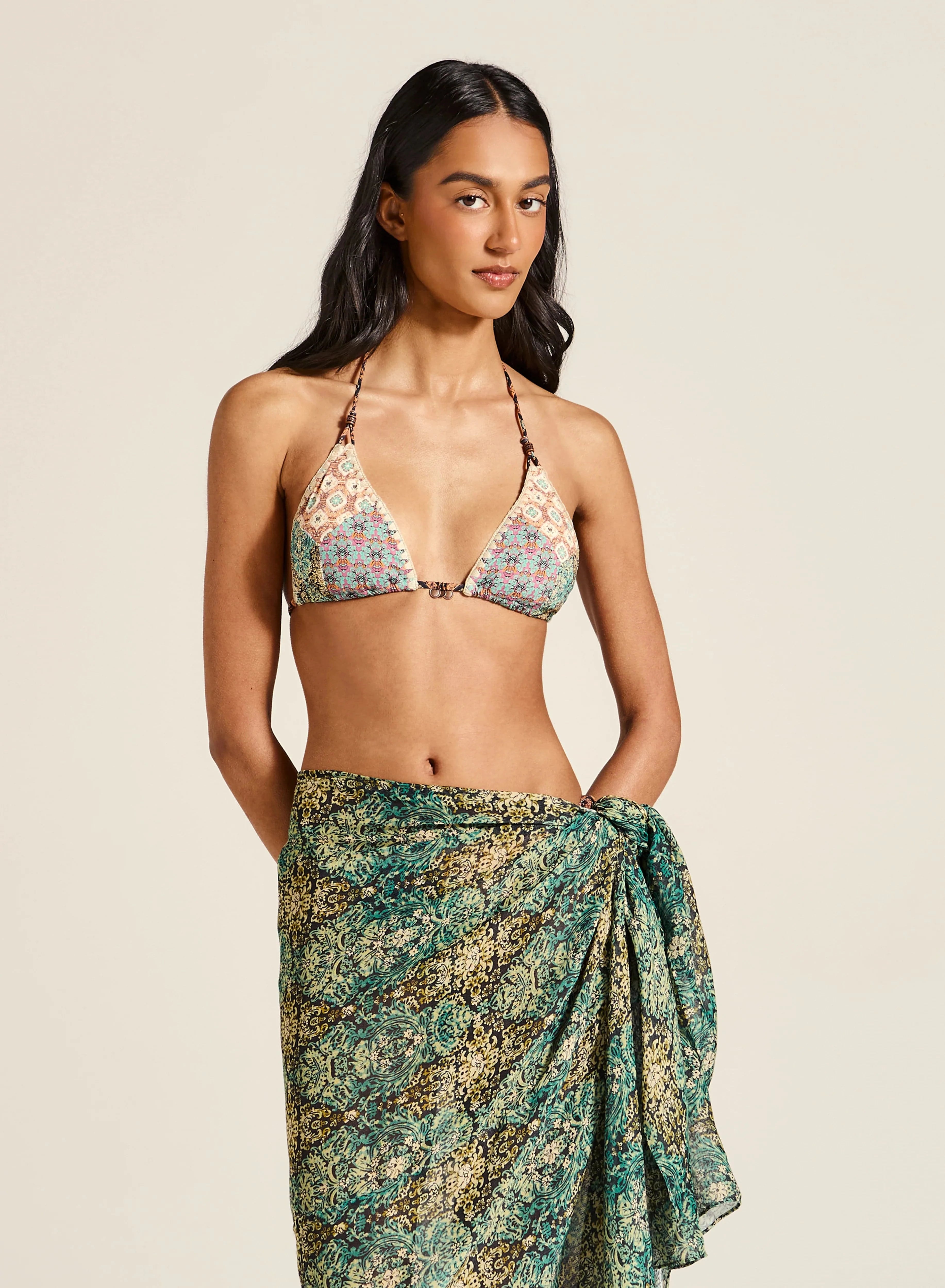Tigerlily Tigerlily Charli Sarong T761863 Tigerlily Charli Sarong Splash Swimwear 9360519164718