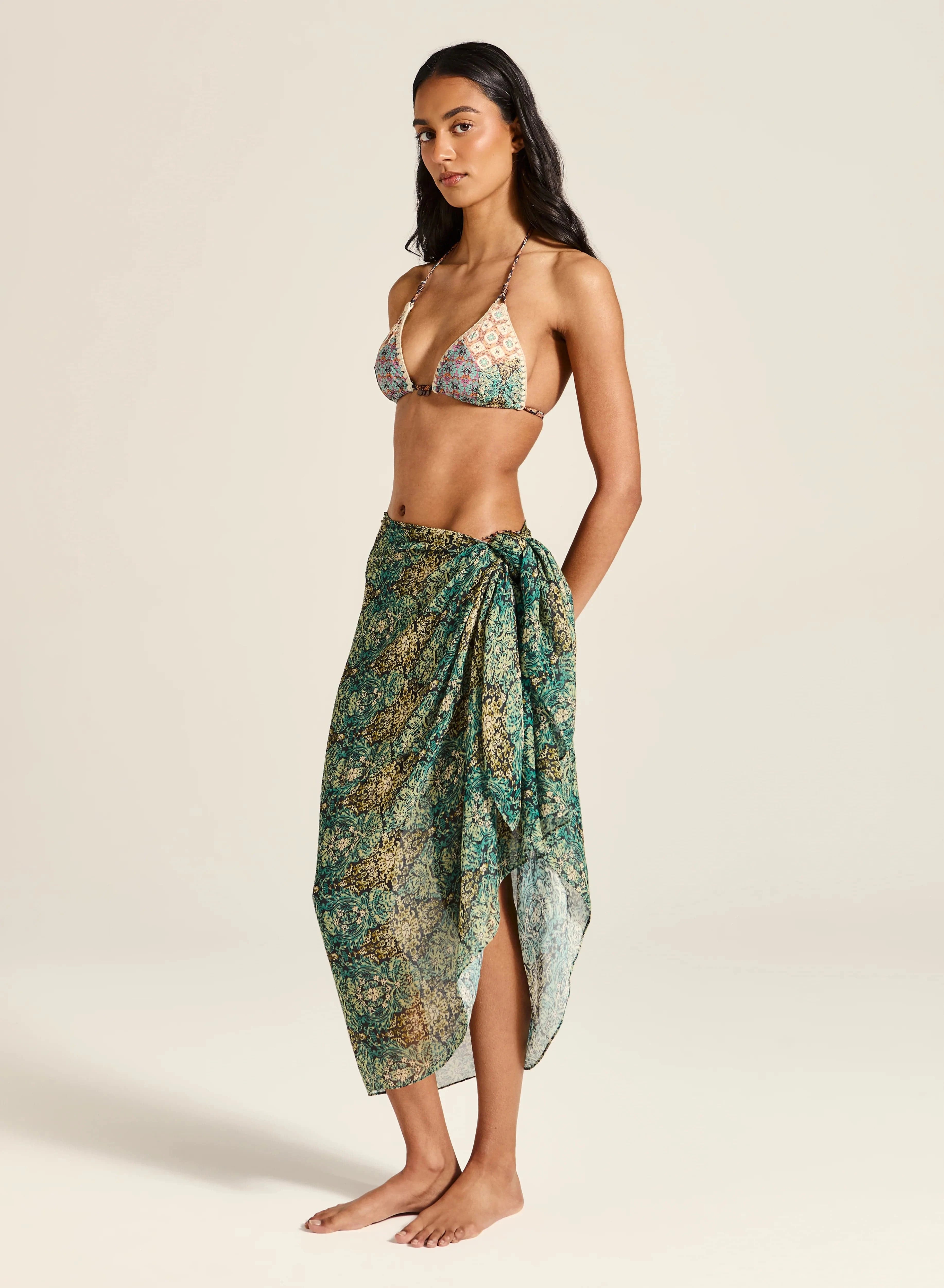 Tigerlily Tigerlily Charli Sarong T761863 Tigerlily Charli Sarong Splash Swimwear 9360519164718