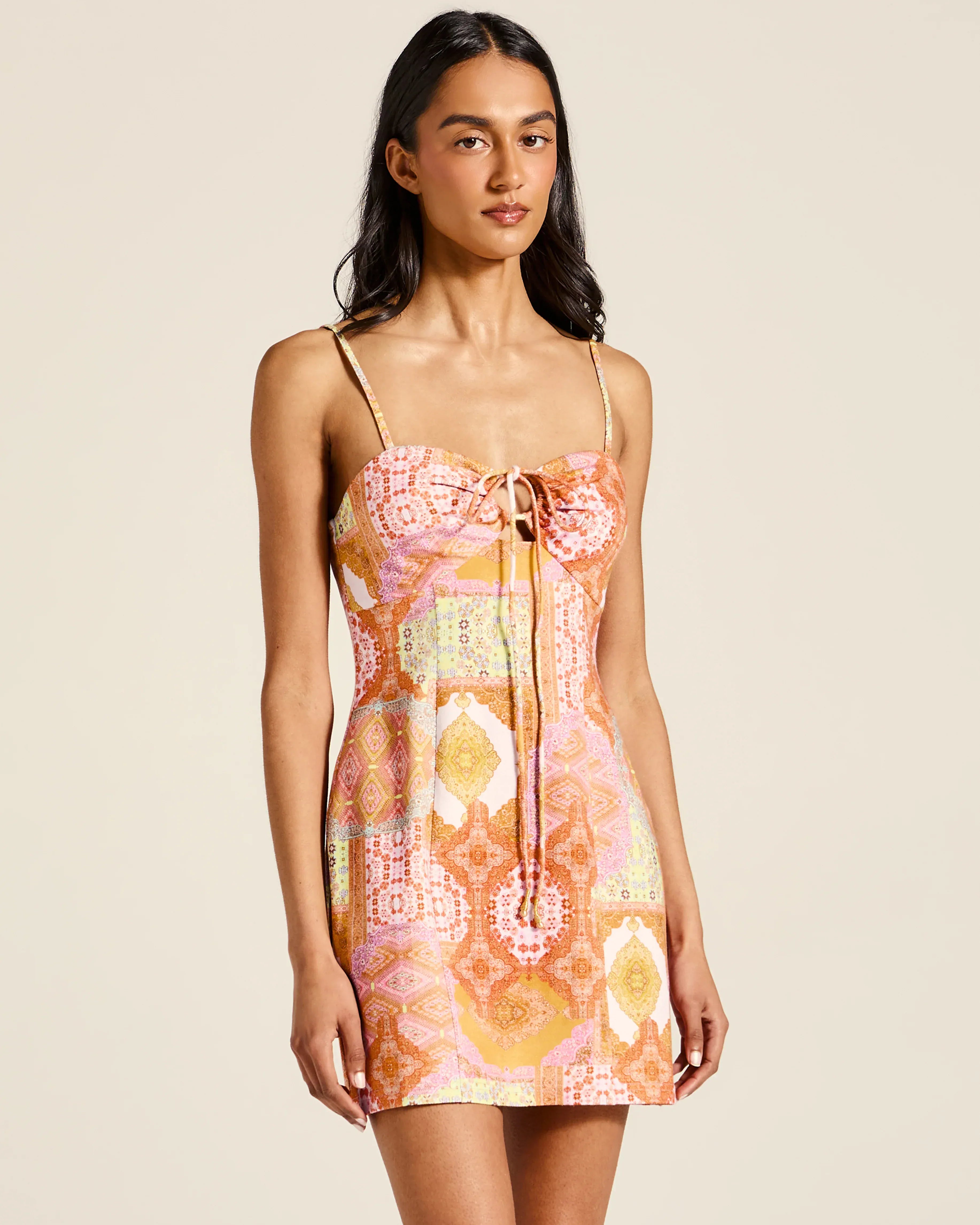 Tigerlily Tigerlily Herra Olive Mini Dress Tigerlily Herra Olive Mini Dress Splash Swimwear