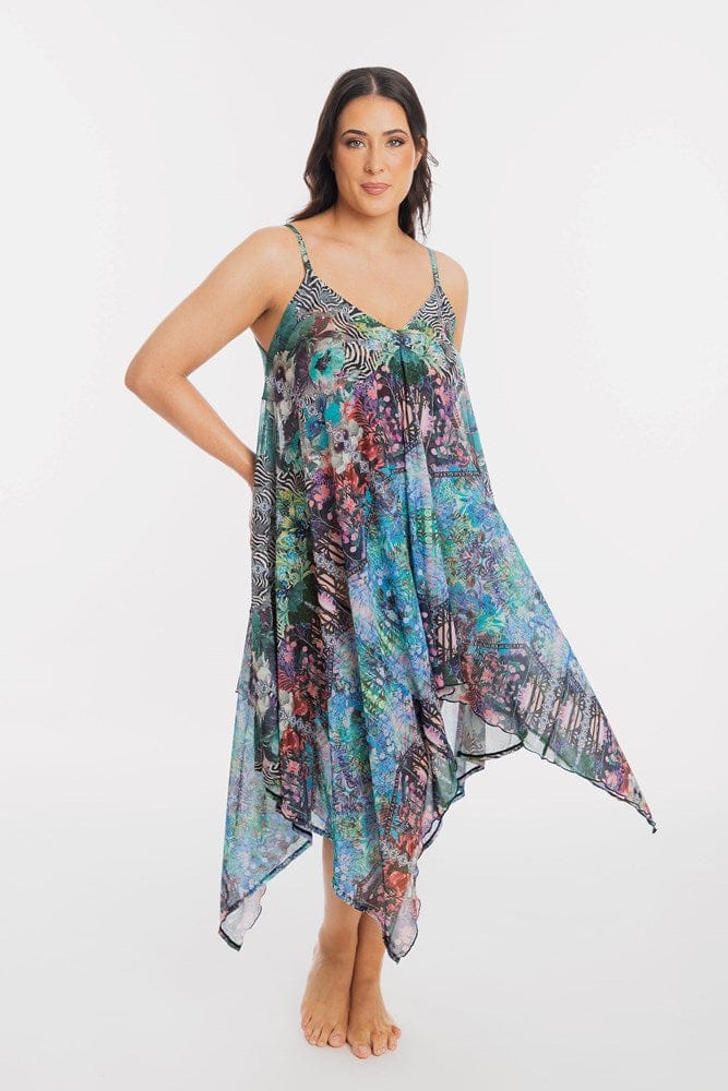 TOGS Togs Gaia Mesh Dress PG37SI-OS Togs Gaia Mesh Dress Splash Swimwear Dresses OS