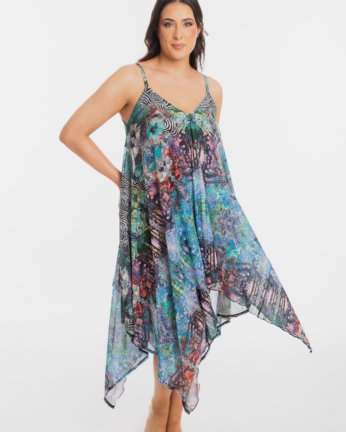 TOGS Togs Gaia Mesh Dress PG37SI-OS Togs Gaia Mesh Dress Splash Swimwear Dresses OS
