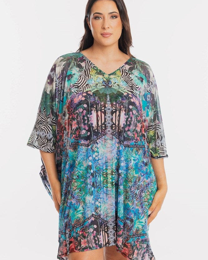 TOGS Togs Gaia Mesh Kaftan PG36SI-OS Togs Gaia Mesh Kaftan Splash Swimwear Kaftans & Cover Ups OS
