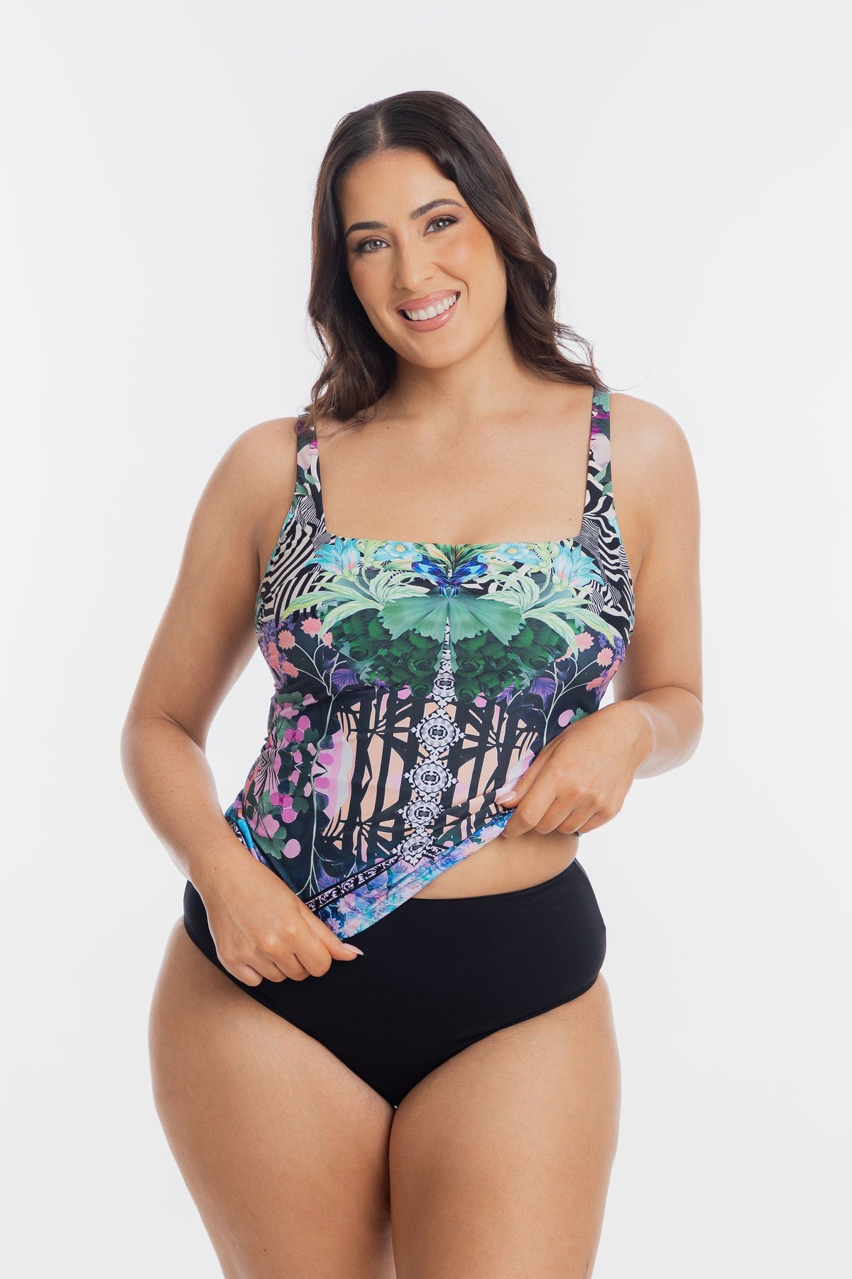 TOGS Togs Gaia Tankini Square Set Togs Gaia Tankini Square Set Splash Swimwear Tankini Tops