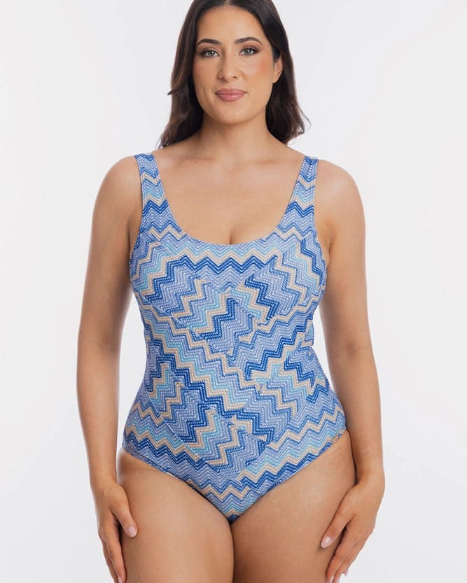 TOGS Togs Kirra Patchwork One Piece Togs Kirra Patchwork One Piece Splash Swimwear One Piece