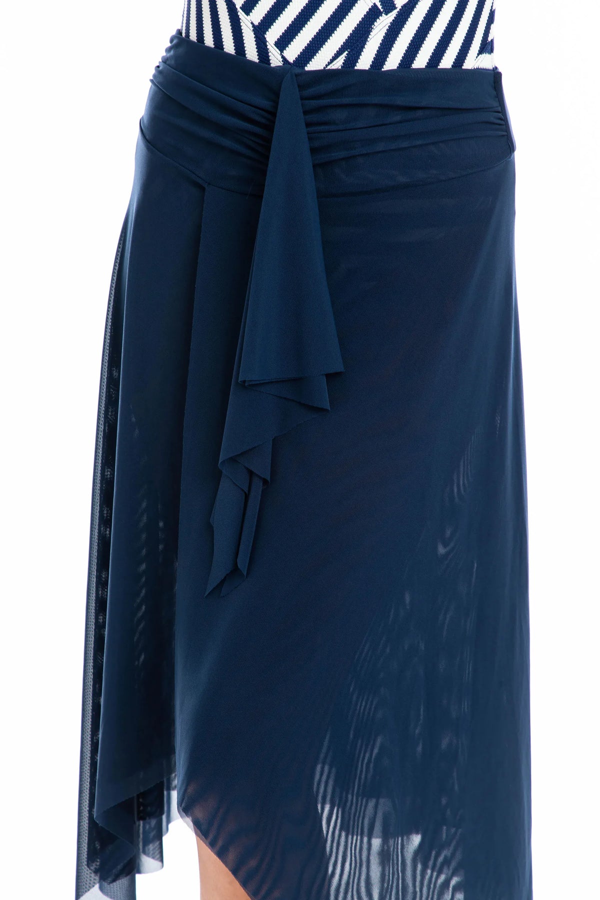 TOGS Togs Navy Mesh Frill Skirt Togs Havana Skort | Australia Splash Swimwear Skorts