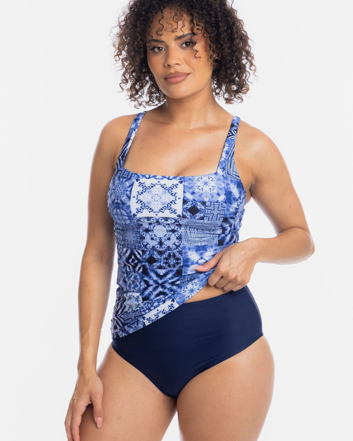 TOGS Togs Oahu Tankini Square Set Chlorine Resistant Togs Oahu Tankini Square Set Chlorine Resistant Splash Swimwear Tankini Tops