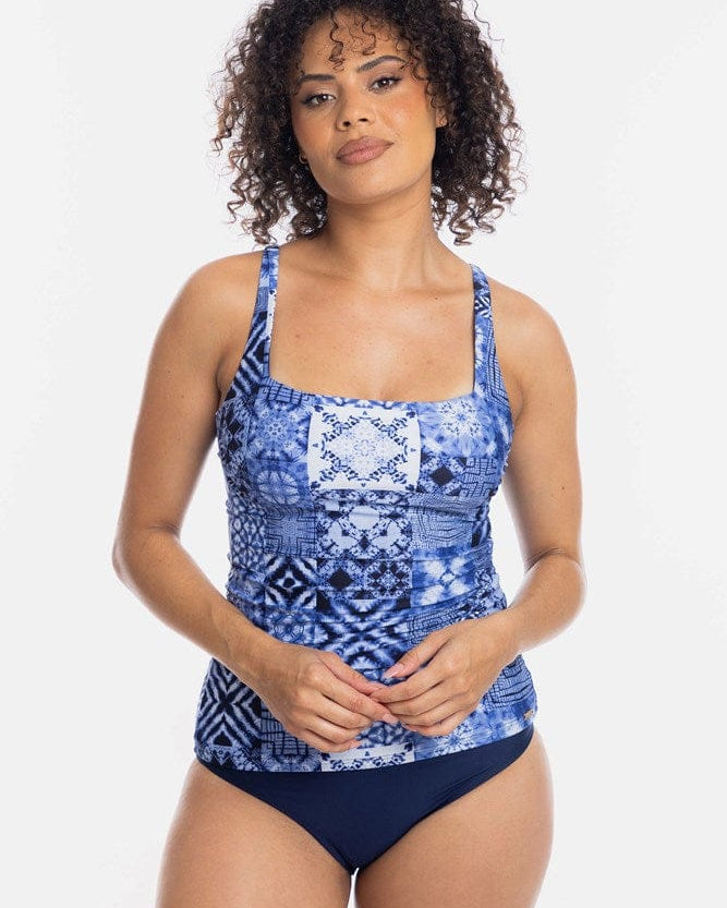 TOGS Togs Oahu Tankini Square Set Chlorine Resistant Togs Oahu Tankini Square Set Chlorine Resistant Splash Swimwear Tankini Tops