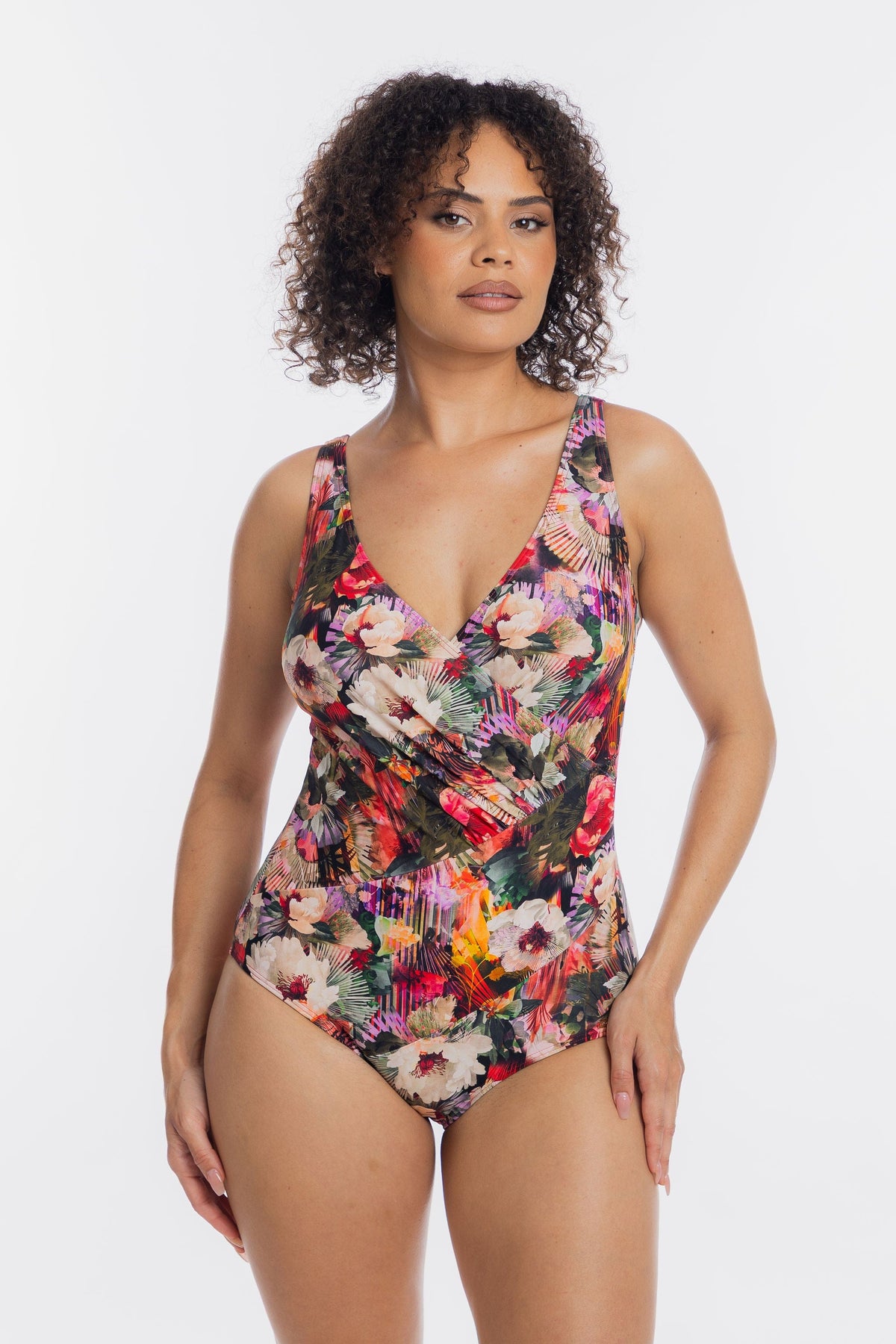 TOGS Togs Valencia Cross Over One Piece Togs Valencia Cross Over One Piece Splash Swimwear One Piece