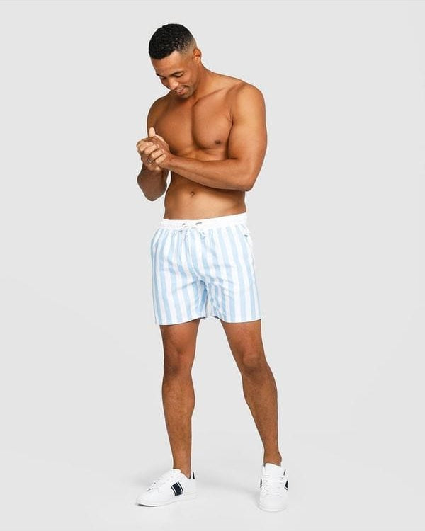 Vacay Swimwear Mens Swim Shorts - Mykonos Vacay Mens Swim Shorts - Mykonos Splash Swimwear Mens