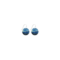 Van Gogh Starry Night Circle Drop Earrings - Moe Moe - Splash Swimwear  - accessories, earrings, Feb24, moe moe, new accessories, new arrivals - Splash Swimwear 