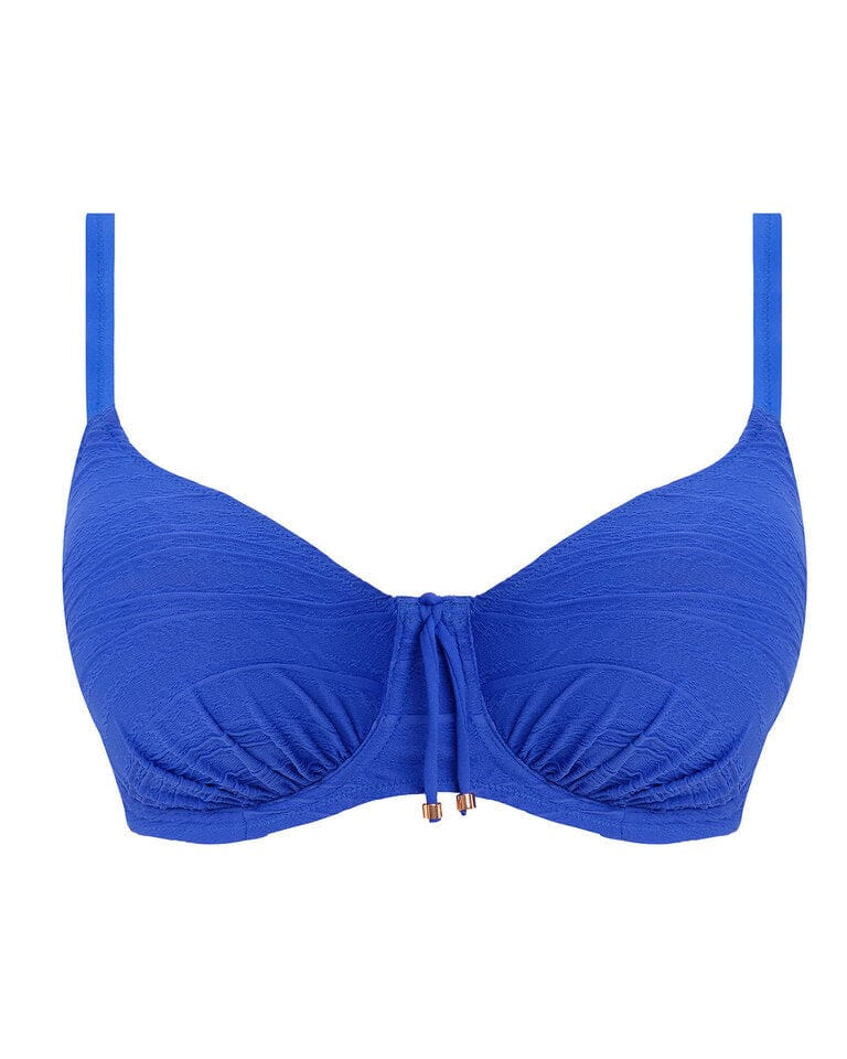 Wacoal Beach Waves UW Gathered Bikini Top - Ultrmarine Beach Waves UW Gathered Bikini Top - Ultrmarine Splash Swimwear One Pieces