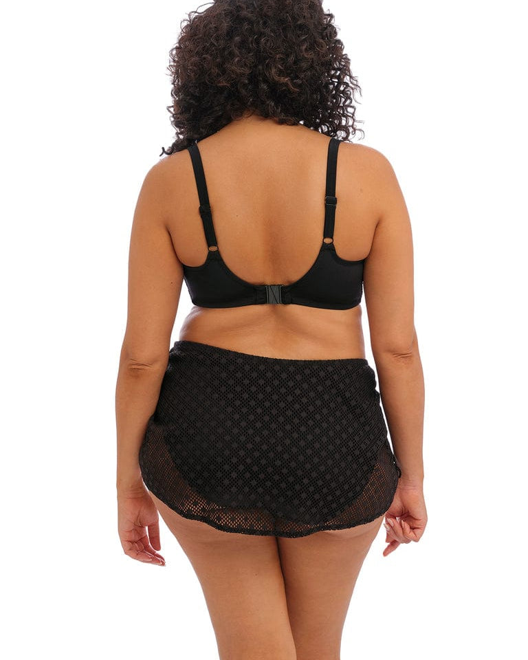 Wacoal Elomi - Bazaruto Adjustable Skirted Bikini Brief - Black Elomi - Bazaruto Adjustable Skirted Bikini Brief - Black Splash Swimwear Bikini Bottoms