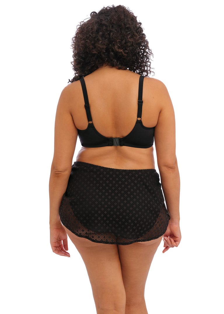 Wacoal Elomi - Bazaruto Adjustable Skirted Bikini Brief - Black Elomi - Bazaruto Adjustable Skirted Bikini Brief - Black Splash Swimwear Bikini Bottoms