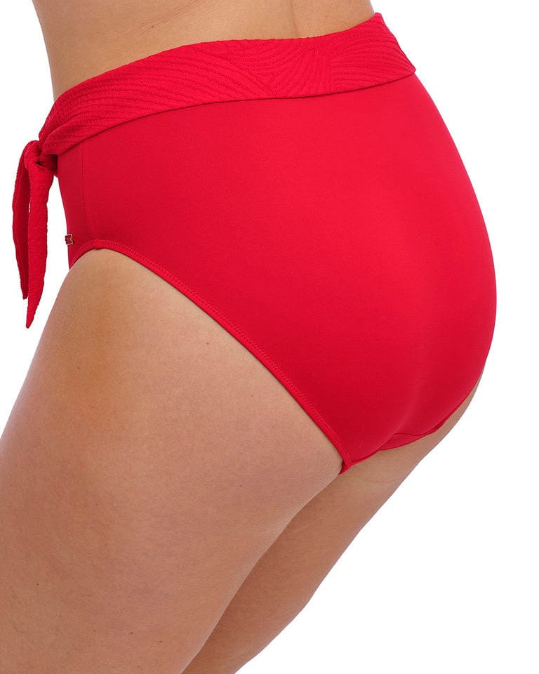 Wacoal Fantasie Ottawa High Waist Bikini Brief - Red Fantasie Ottawa High Waist Bikini Brief - Red Splash Swimwear Bikini Bottoms