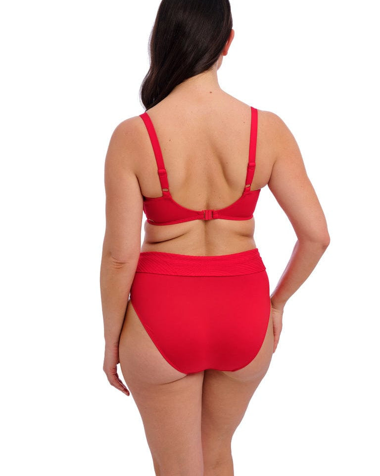 Wacoal Fantasie Ottawa High Waist Bikini Brief - Red Fantasie Ottawa High Waist Bikini Brief - Red Splash Swimwear Bikini Bottoms