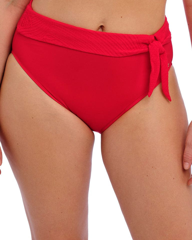 Wacoal Fantasie Ottawa High Waist Bikini Brief - Red Fantasie Ottawa High Waist Bikini Brief - Red Splash Swimwear Bikini Bottoms