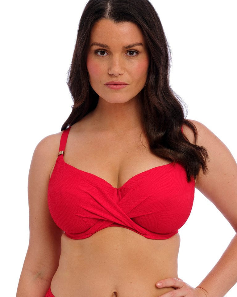 Wacoal Fantasie Ottawa UW Full Cup Bikini Top - Red Fantasie Ottawa UW Full Cup Bikini Top - Red Splash Swimwear Bikini Tops