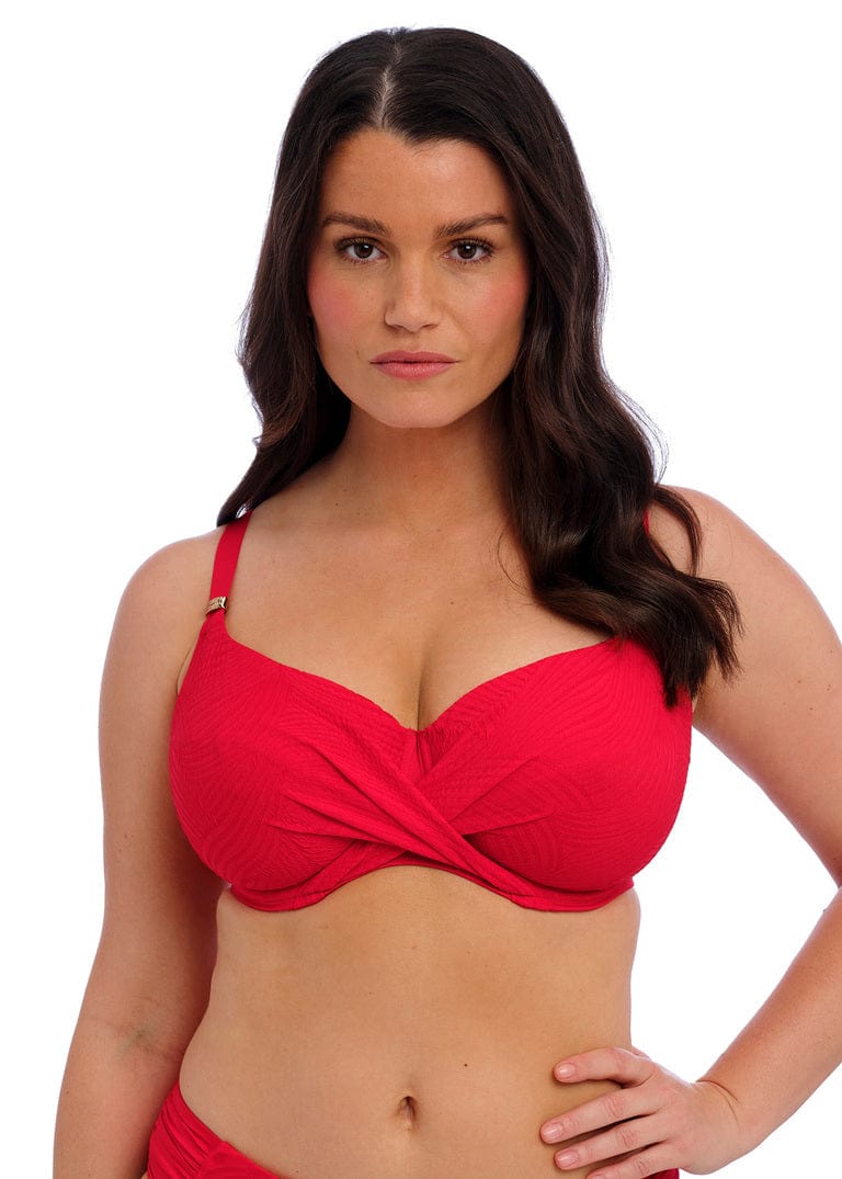 Wacoal Fantasie Ottawa UW Full Cup Bikini Top - Red Fantasie Ottawa UW Full Cup Bikini Top - Red Splash Swimwear Bikini Tops