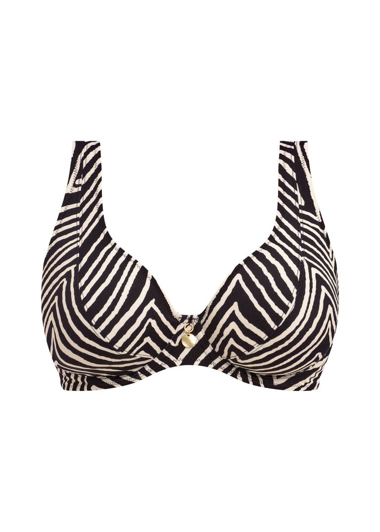 Wacoal Freya Fiji Falls UW High Apex Bikini Top - Black Freya Fiji Falls UW High Apex Bikini Top - Black Splash Swimwear Bikini Tops