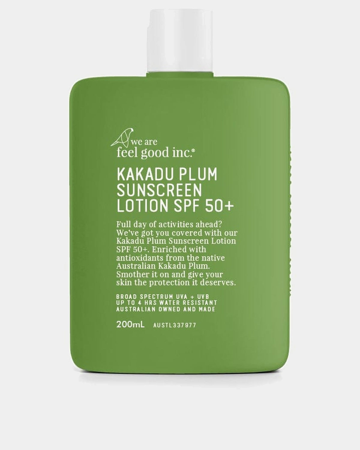 We Are Feel Good Inc. Kakadu Plum Sunscreen SPF50+ (200ml) FGKPSPF200 Kakadu Plum Sunscreen SPF50+ (200ml) Splash Swimwear Health & Beauty 9359702000193