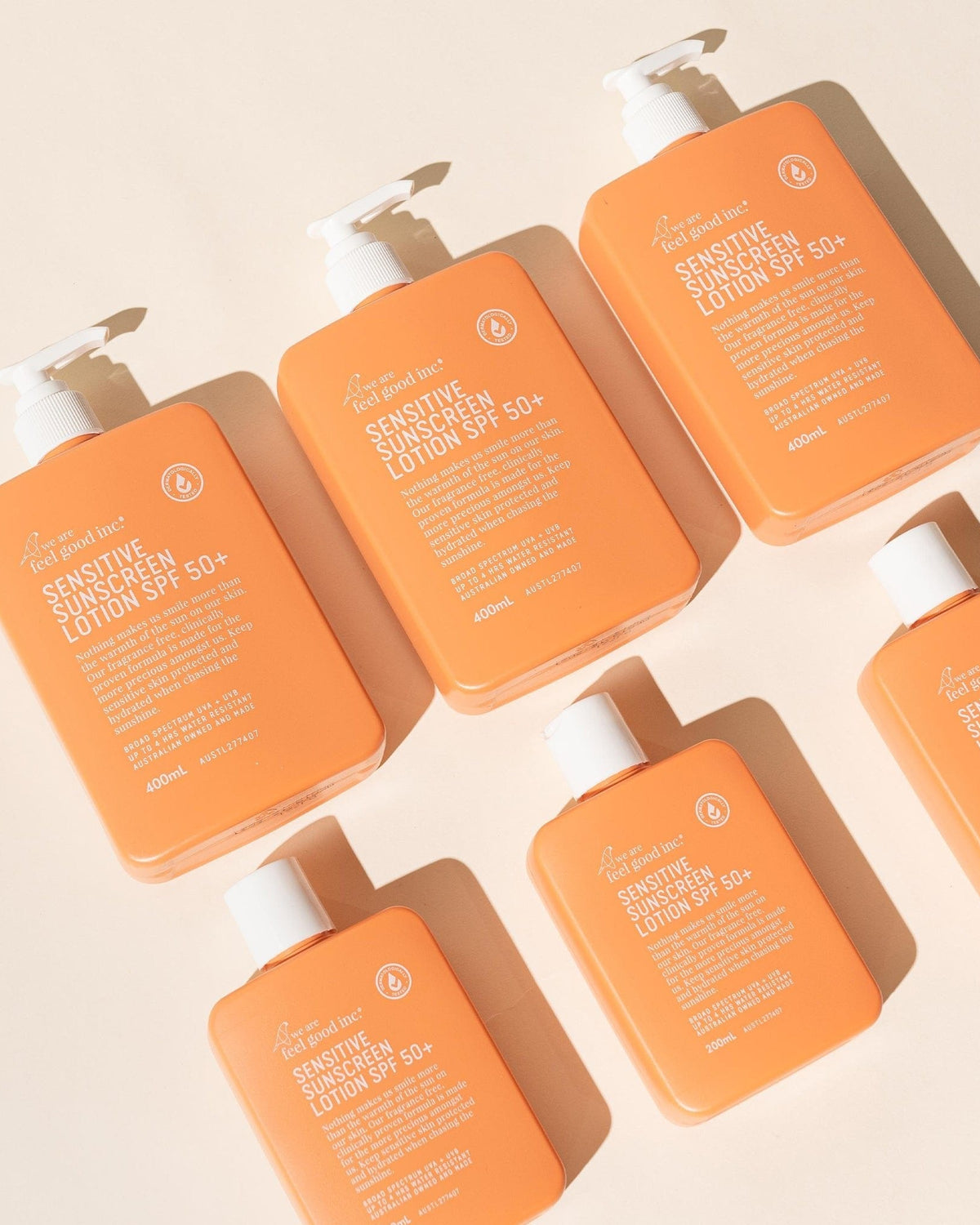 We Are Feel Good Inc. Sensitive Sunscreen SPF50+ 400ml FGSEN400 Sensitive Sunscreen SPF50+ 400ml Splash Swimwear Health & Beauty 400ML 9359702000186