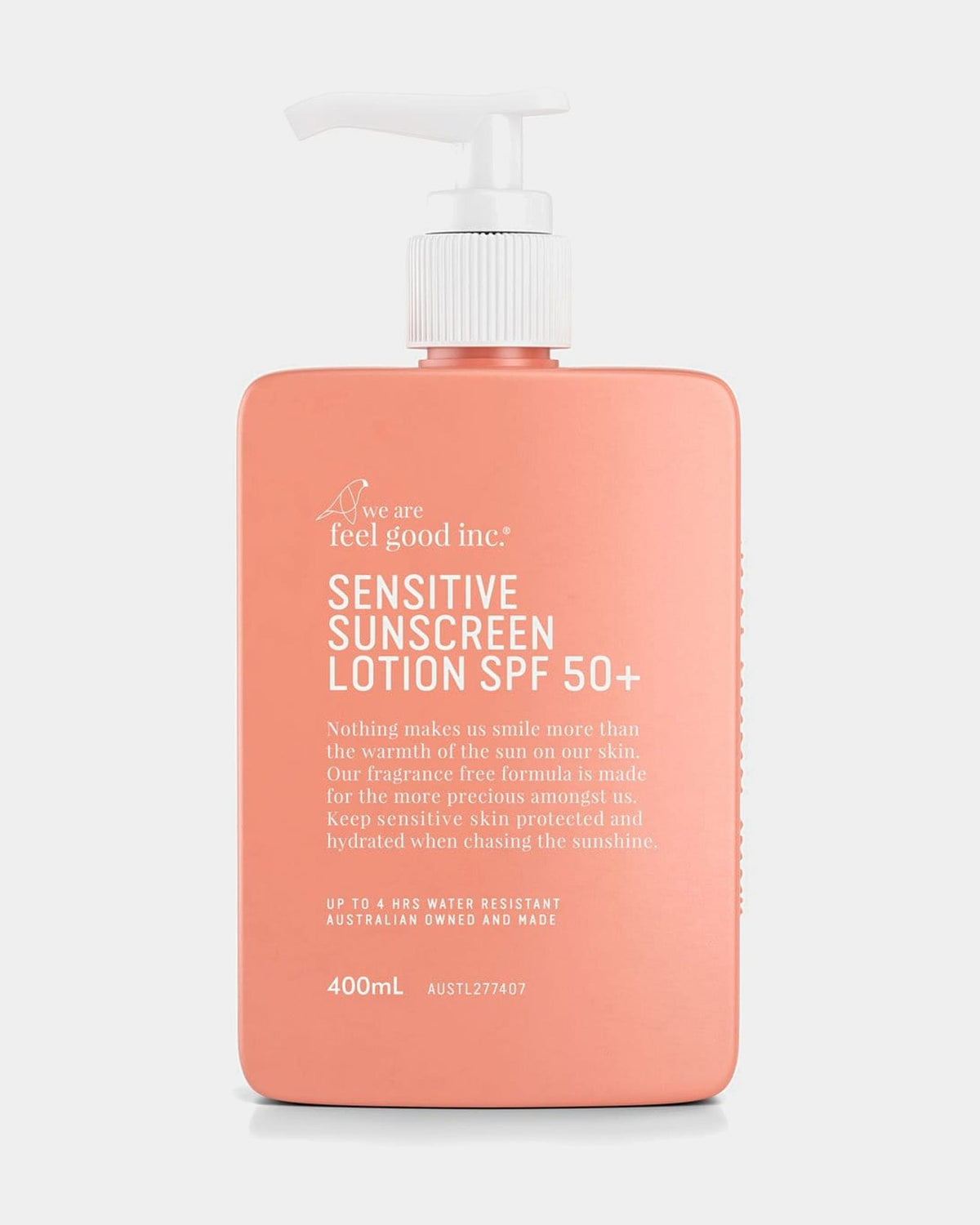 We Are Feel Good Inc. Sensitive Sunscreen SPF50+ 400ml FGSEN400 Sensitive Sunscreen SPF50+ 400ml Splash Swimwear Health & Beauty 400ML 9359702000186