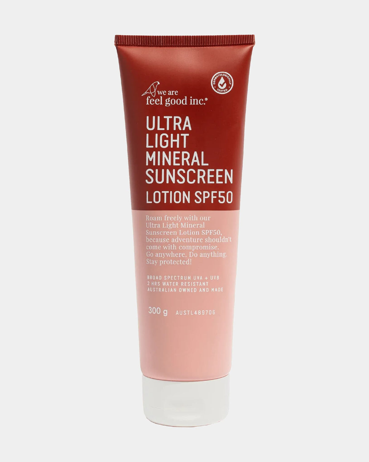We Are Feel Good Inc. Ultra Light Mineral Sunscreen SPF50 (300g) FGULMSPF300 Ultra Light Mineral Sunscreen SPF50 (300g) Splash Swimwear Health & Beauty 9359702000919