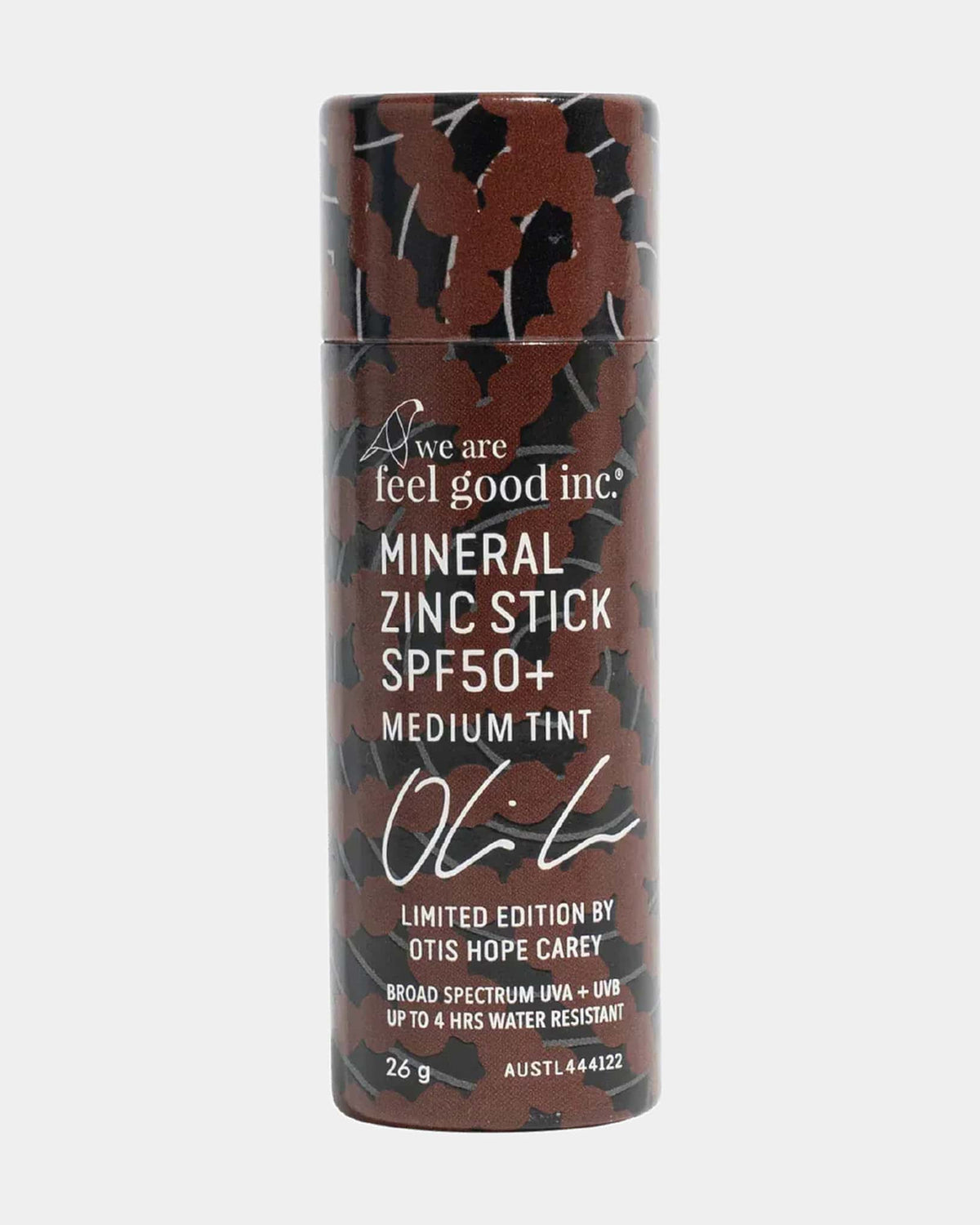 We Are Feel Good Inc. WAFG Otis Carey Mineral Zinc Stick SPF50+ Medium Tint* FGMZSOMED26 WAFG Otis Carey Mineral Zinc Stick SPF50+ Medium Tint Splash Swimwear Health & Beauty 9359702000803