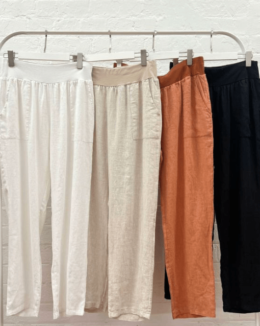Worthier The Label Sybil Linen Pants Sybil Linen Pants Splash Swimwear