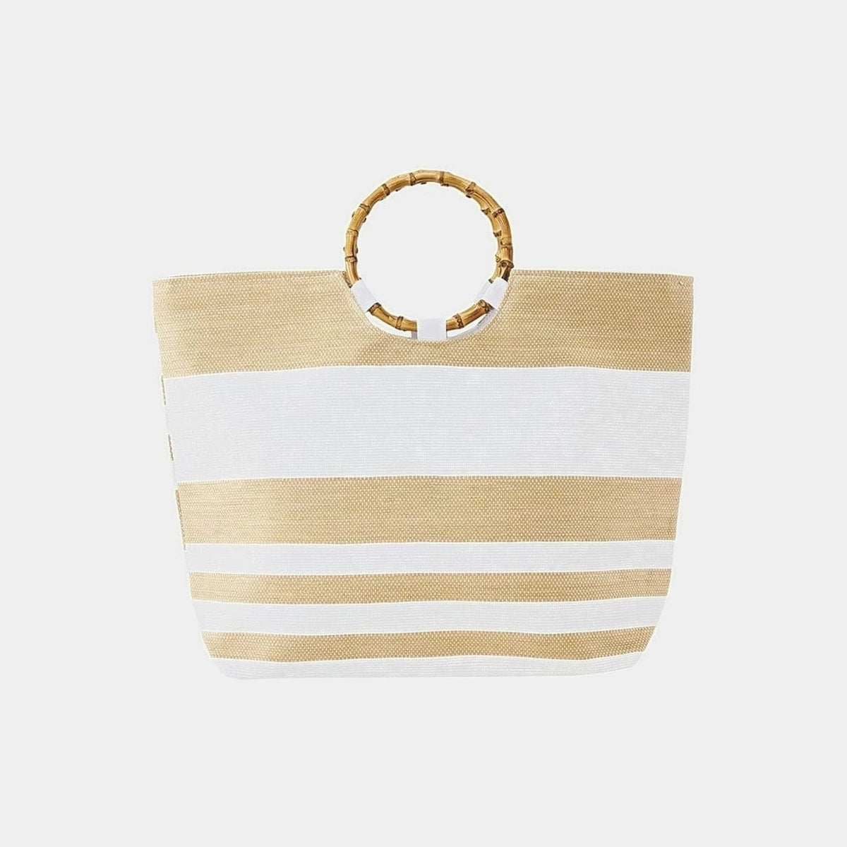 Yen 2 Tone Stripe Shopper Tote YBT025.NAMU 2 Tone Stripe Shopper Tote Splash Swimwear Womens Accessories 9315224411183
