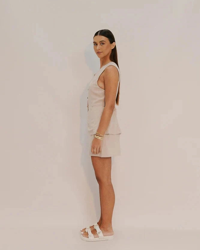 Zella The Label Puffin Vest - Sand Puffin Vest - Sand Splash Swimwear