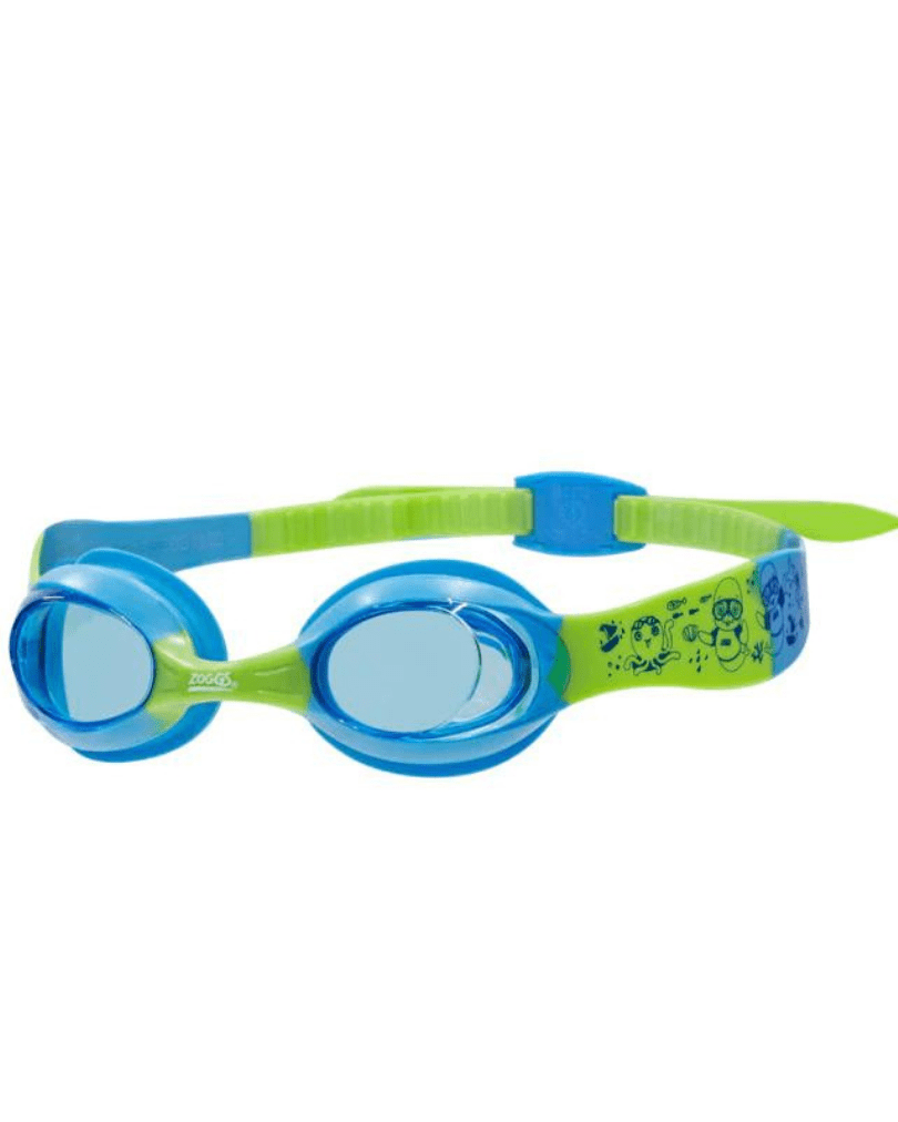 Zoggs Little Twist Goggles 0-6yrs 461421 Splash Swimwear Goggles Blue/Green 749266055156