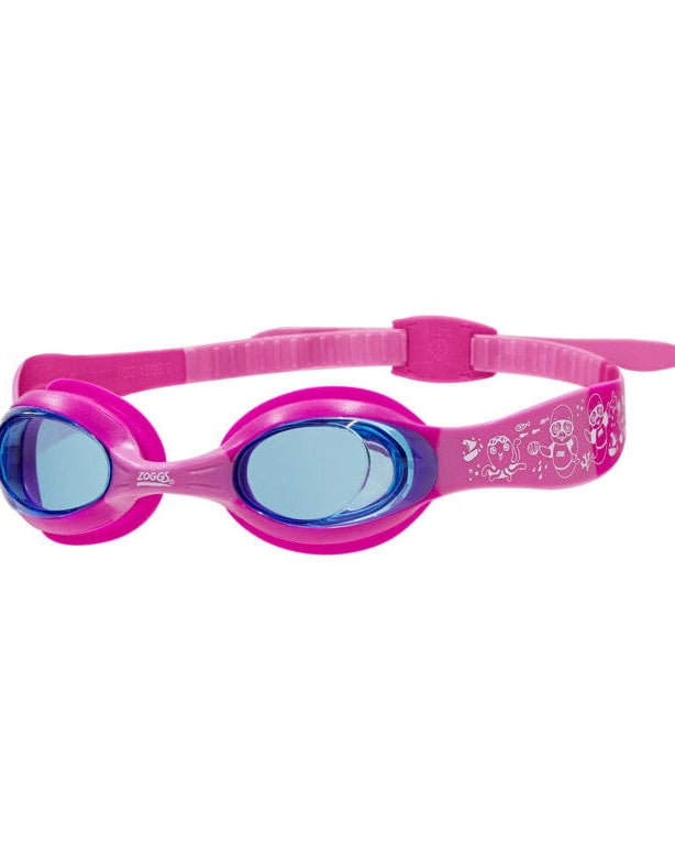 Zoggs Little Twist Goggles 0-6yrs 461421 Splash Swimwear Goggles Pink/Blue 749266065155