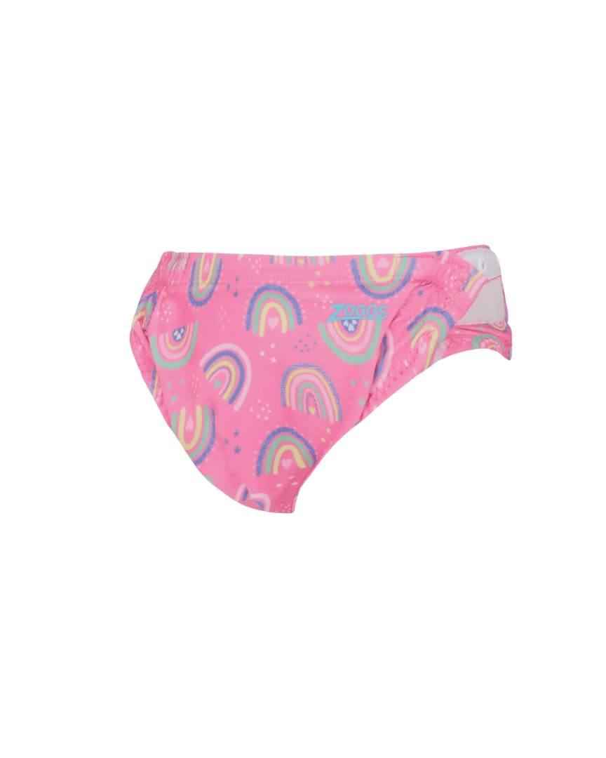 Zoggs Zoggs Adjustable Swim Nappy 465522 Zoggs Adjustable Swim Nappy Splash Swimwear Kids Swimwear Rainbow Magenta / O/S 194151202588