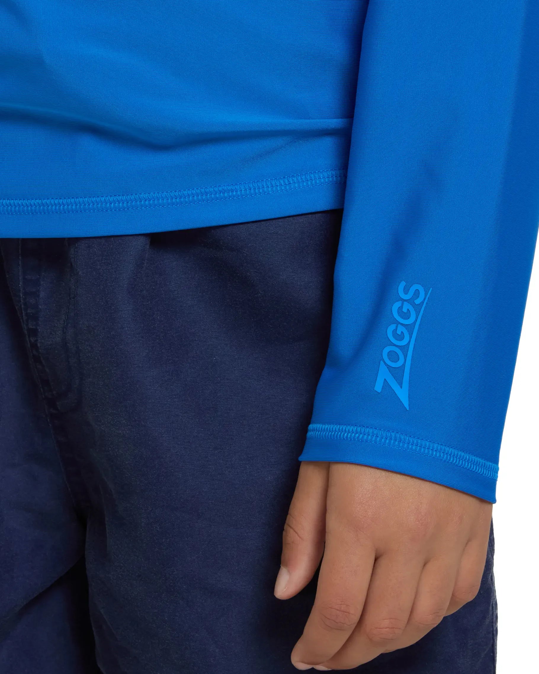 Zoggs Zoggs Boys Bells Long Sleeve Sun Top - Blue Zoggs Boys Bells Long Sleeve Sun Top - Blue Splash Swimwear Kids