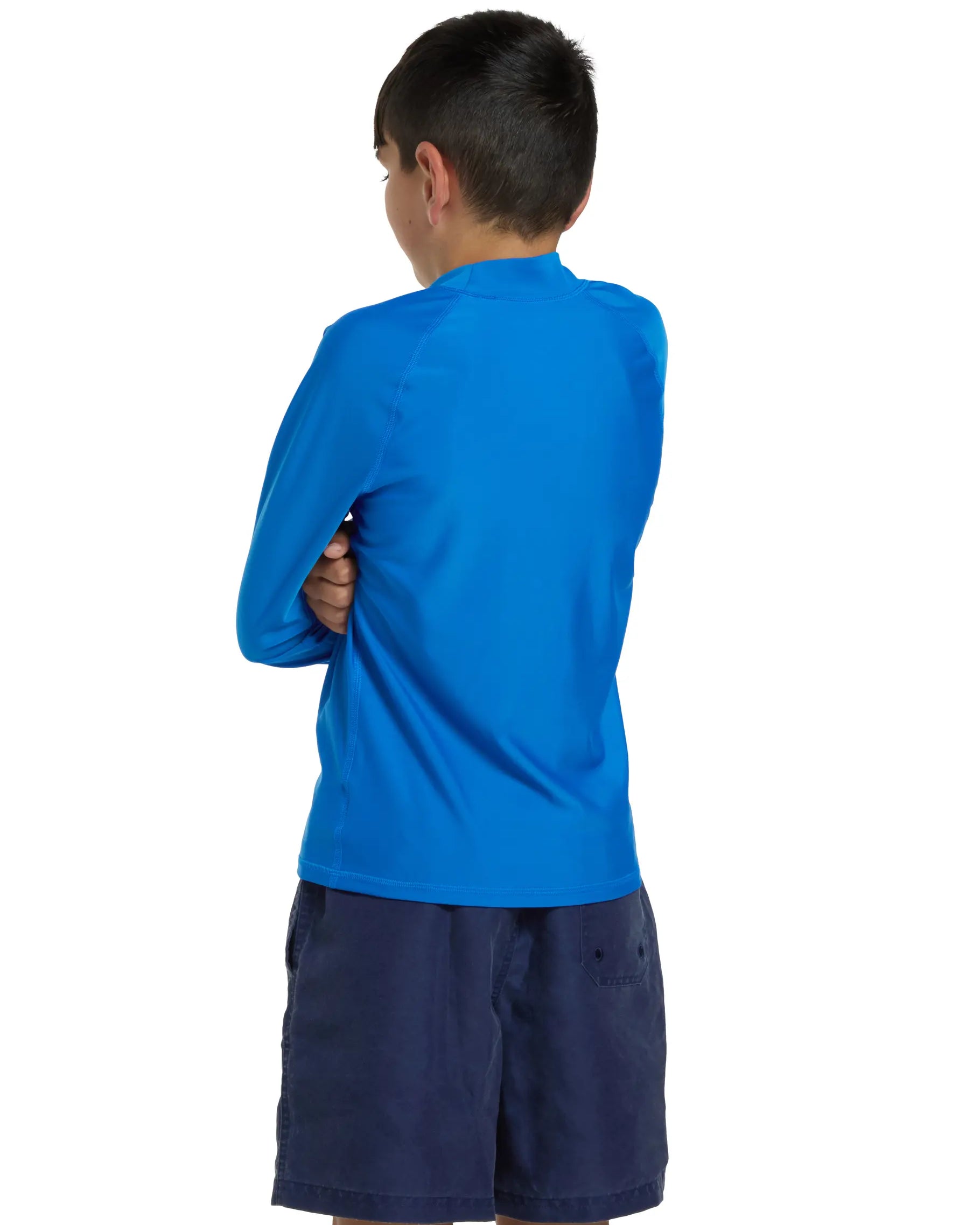 Zoggs Zoggs Boys Bells Long Sleeve Sun Top - Blue Zoggs Boys Bells Long Sleeve Sun Top - Blue Splash Swimwear Kids