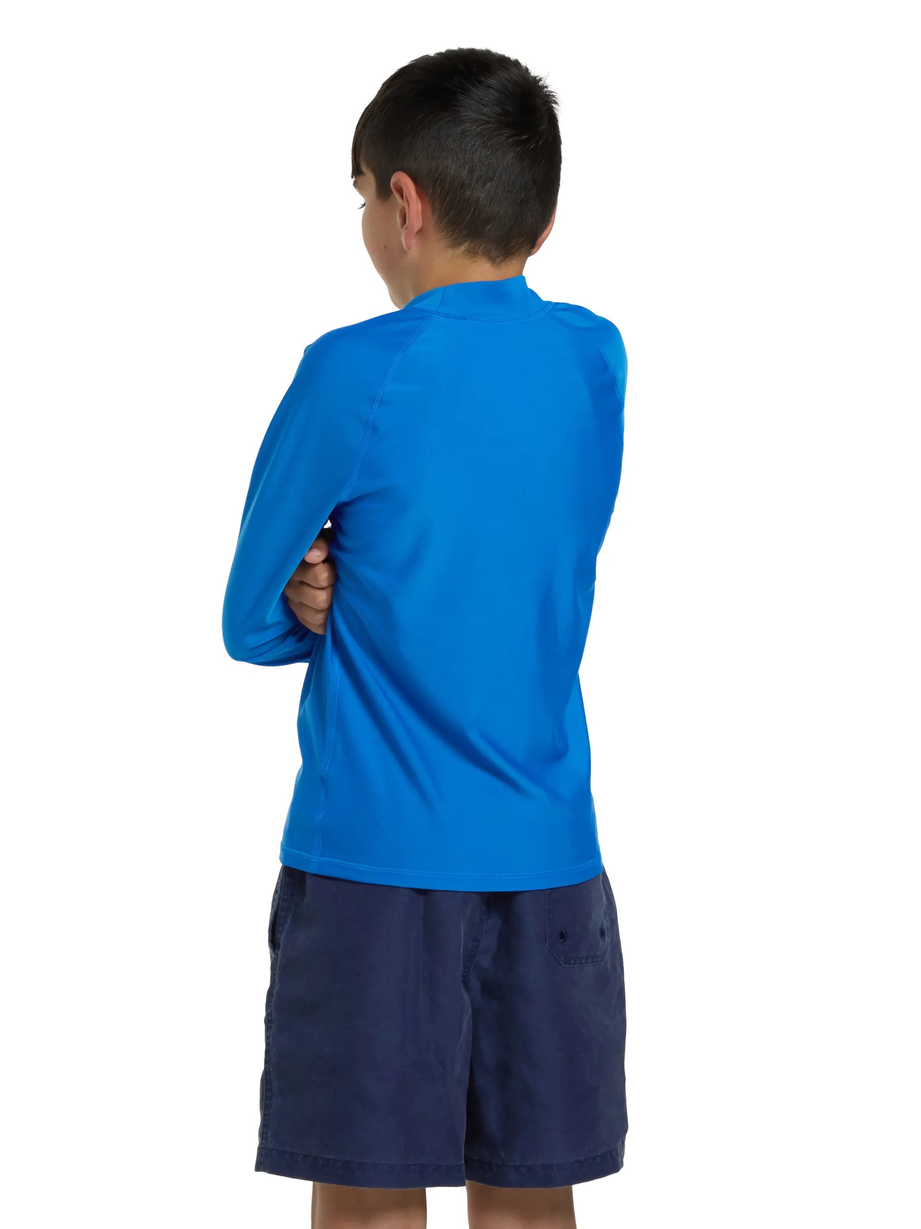 Zoggs Zoggs Boys Bells Long Sleeve Sun Top - Blue Zoggs Boys Bells Long Sleeve Sun Top - Blue Splash Swimwear Kids