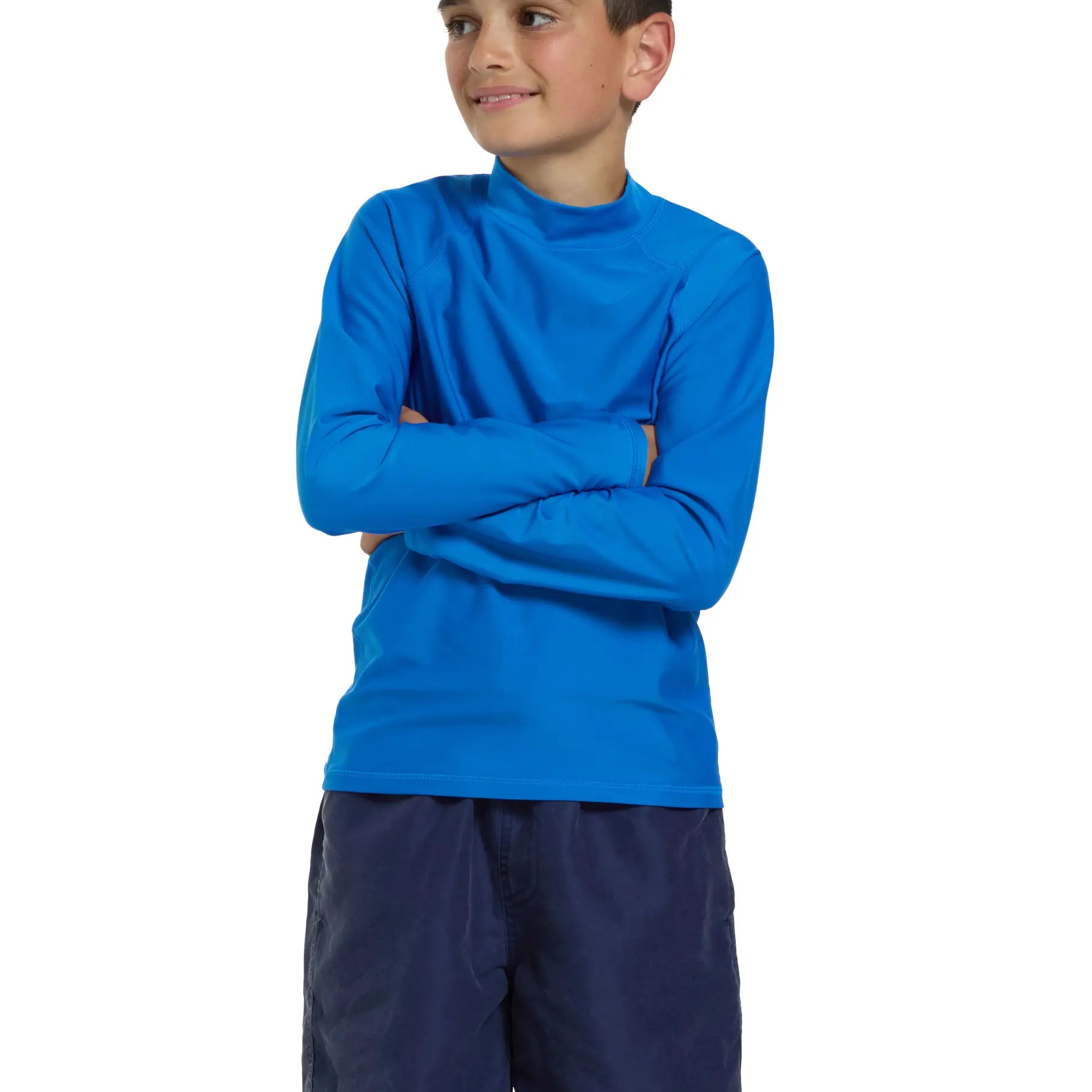 Zoggs Zoggs Boys Bells Long Sleeve Sun Top - Blue 463485-BLUE-YR06 Zoggs Boys Bells Long Sleeve Sun Top - Blue Splash Swimwear Kids Blue / B6 194151163483