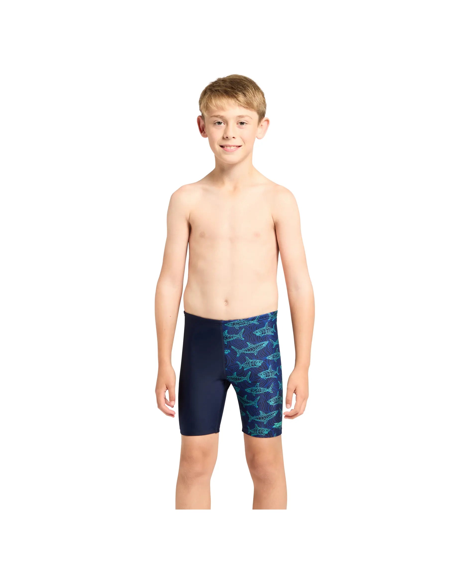 Zoggs Zoggs Boys Mid Jammer Zoggs Boys Mid Jammer Splash Swimwear Kids