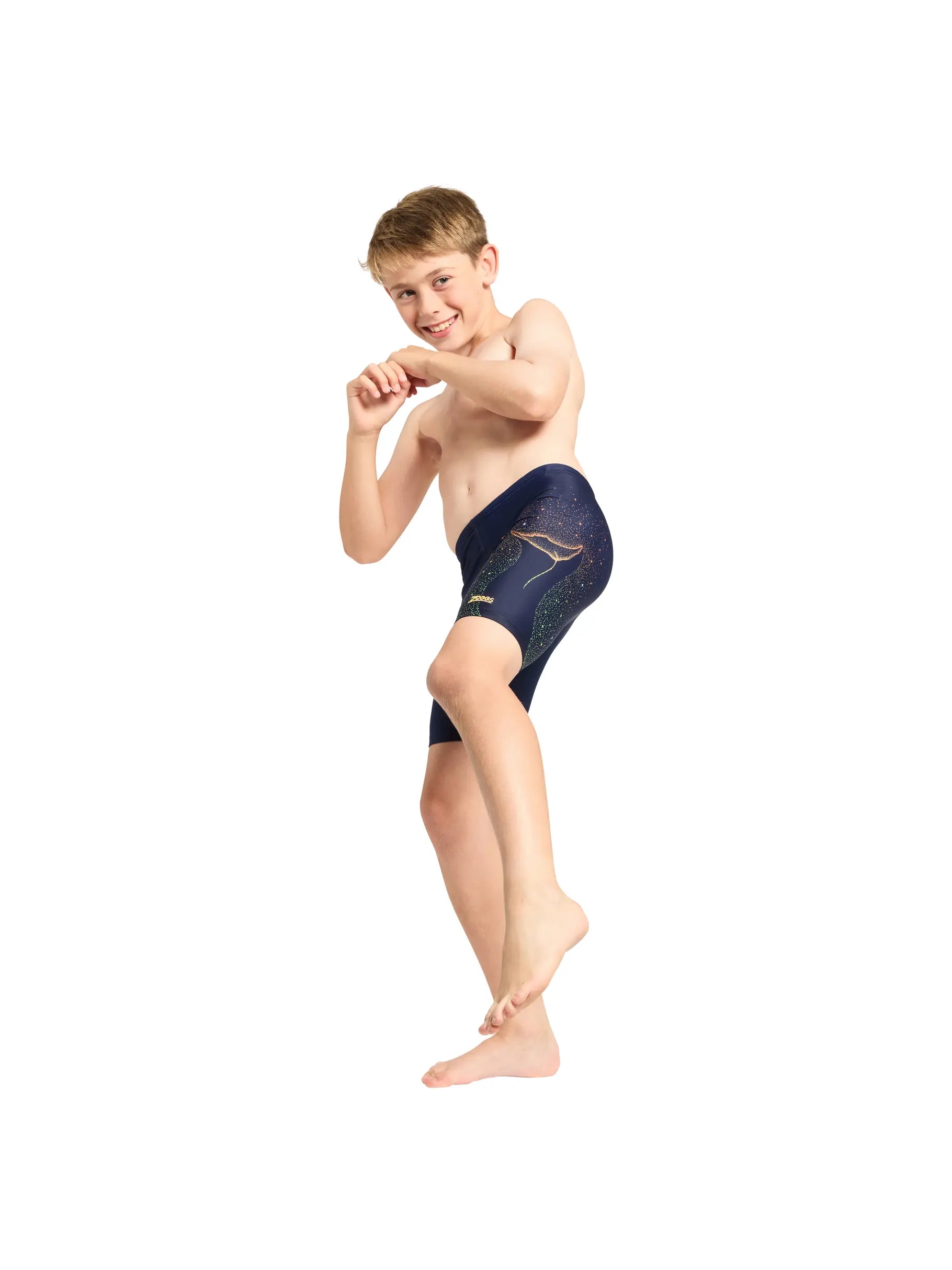 Zoggs Zoggs Boys Mid Jammer Zoggs Boys Mid Jammer Splash Swimwear Kids