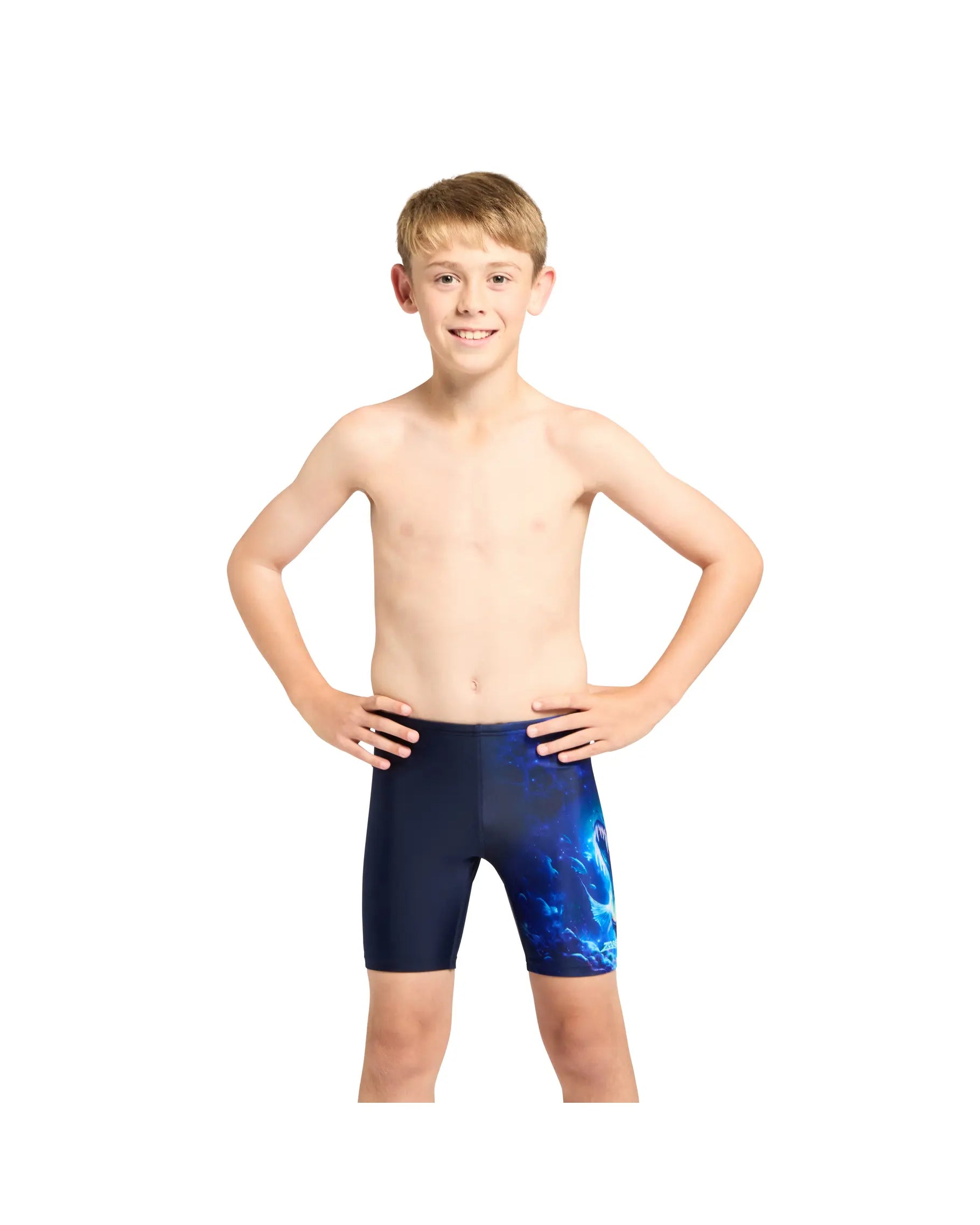 Zoggs Zoggs Boys Mid Jammer Zoggs Boys Mid Jammer Splash Swimwear Kids