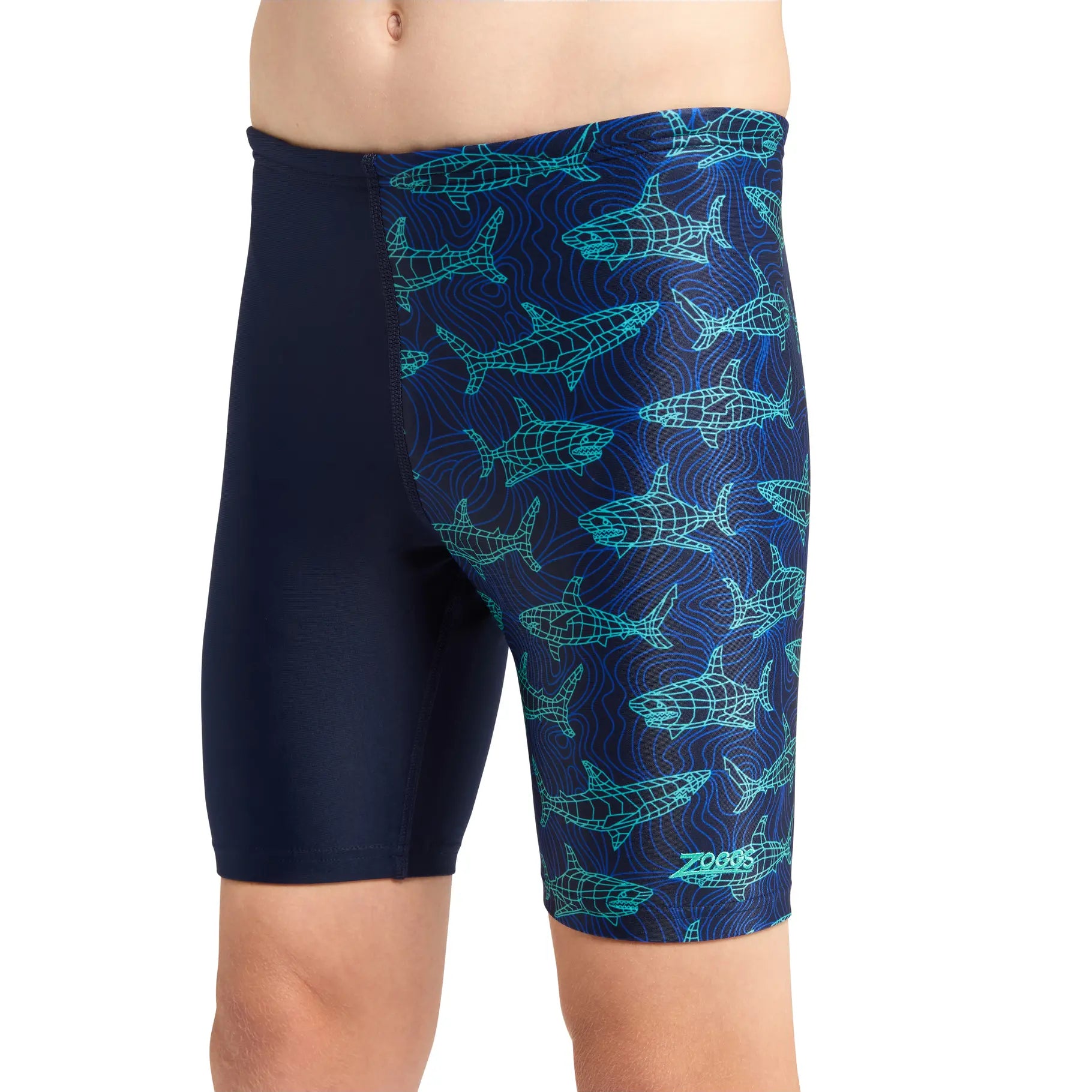 Zoggs Zoggs Boys Mid Jammer 463402-SHAR-6Y Zoggs Boys Mid Jammer Splash Swimwear Kids Sharkonator / B6 194151232165