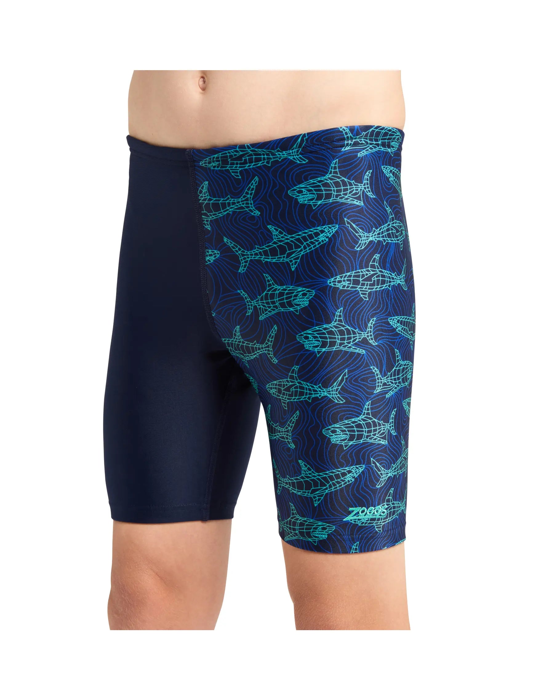 Zoggs Zoggs Boys Mid Jammer 463402-SHAR-6Y Zoggs Boys Mid Jammer Splash Swimwear Kids Sharkonator / B6 194151232165