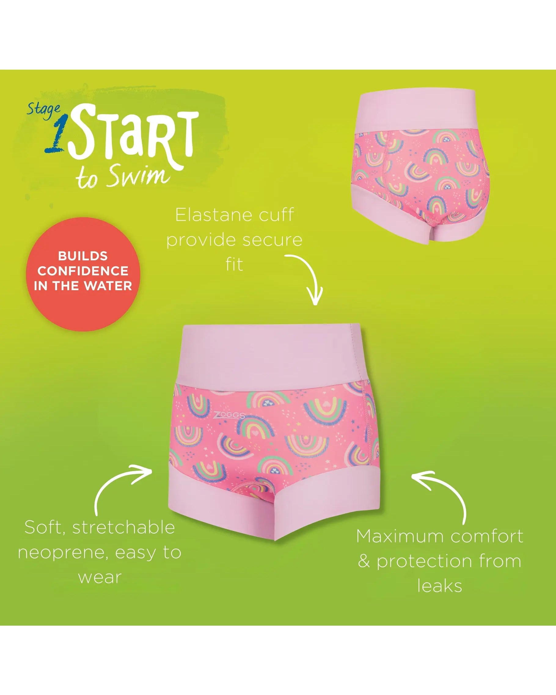 Zoggs Zoggs Comfy Swimsure Nappy Zoggs Adjustable Swim Nappy Splash Swimwear Kids Swimwear